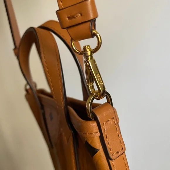 MCM Cognac Crossbody Bag - Picture 8 of 12